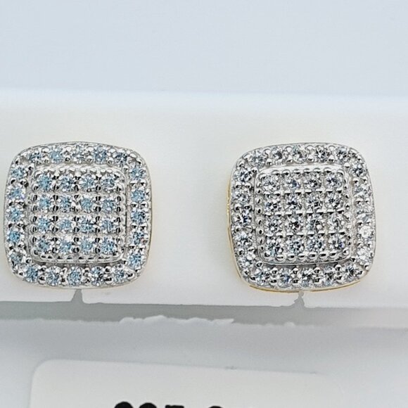 925 Sterling Silver Cubic Zirconia Earrings, U19254800 - Picture 10 of 11